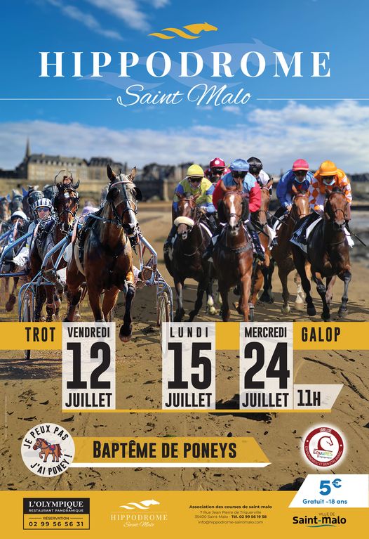 Course de trot - Hippodrome de Saint Malo